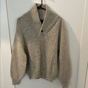 Eddie Bauer Men's Turtleneck Sweater in Gray